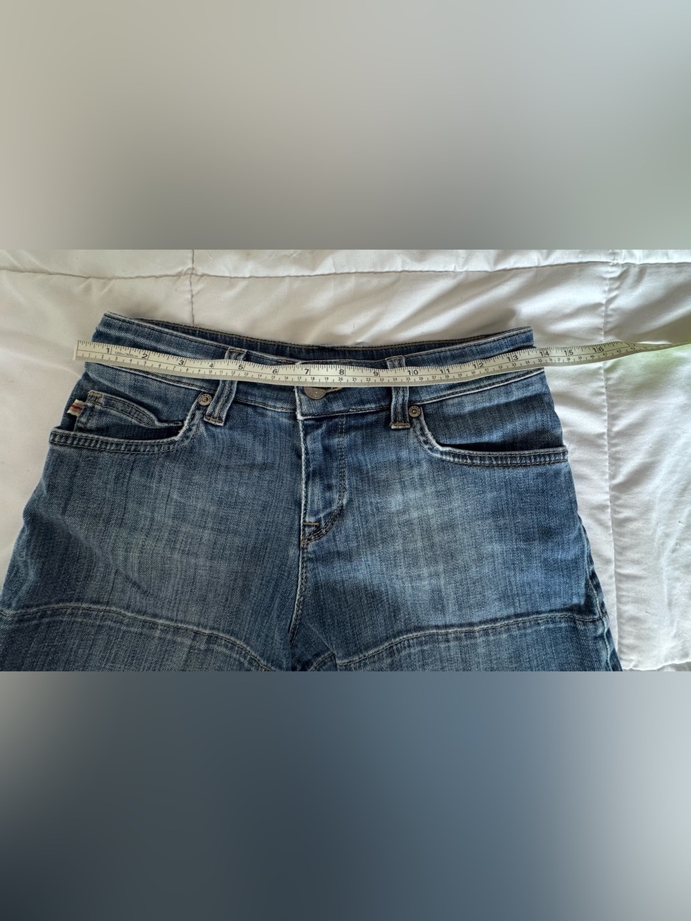 Burberry Dark Blue Denim Women's Shorts - Picture 9 of 12